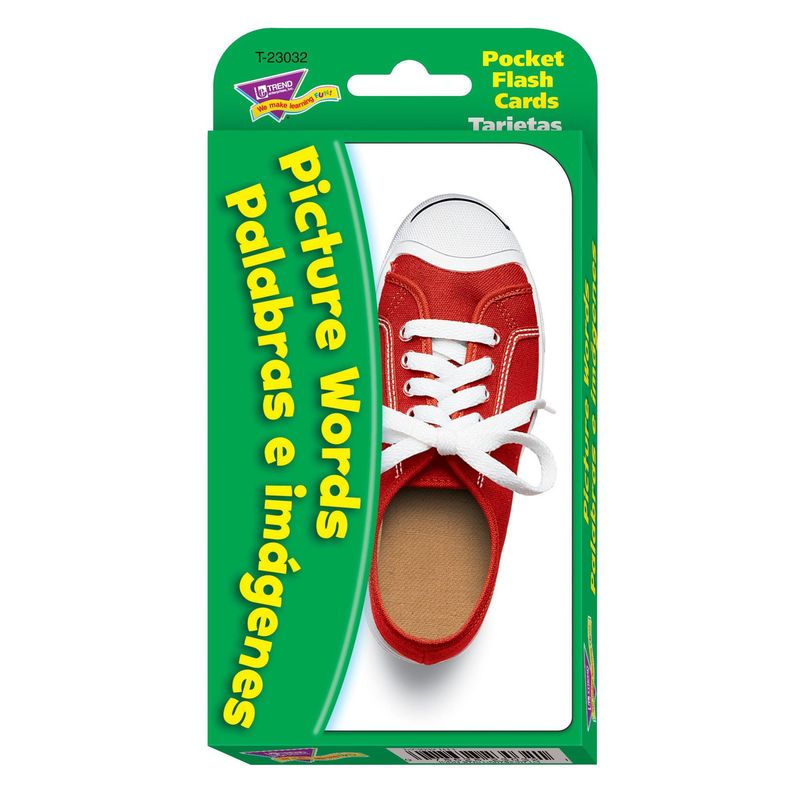 (EN/SP) Picture Words/Palabras e im√°genes Pocket Flash Cards
