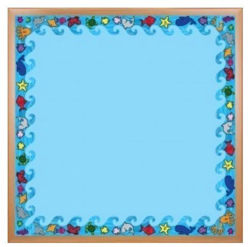 Sea Life Ocean Waves Border