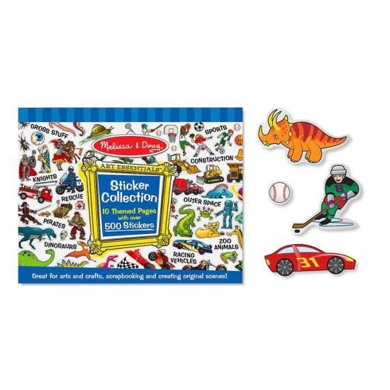 Sticker Collection (Dinosaurs, Vehicles, etc) Book