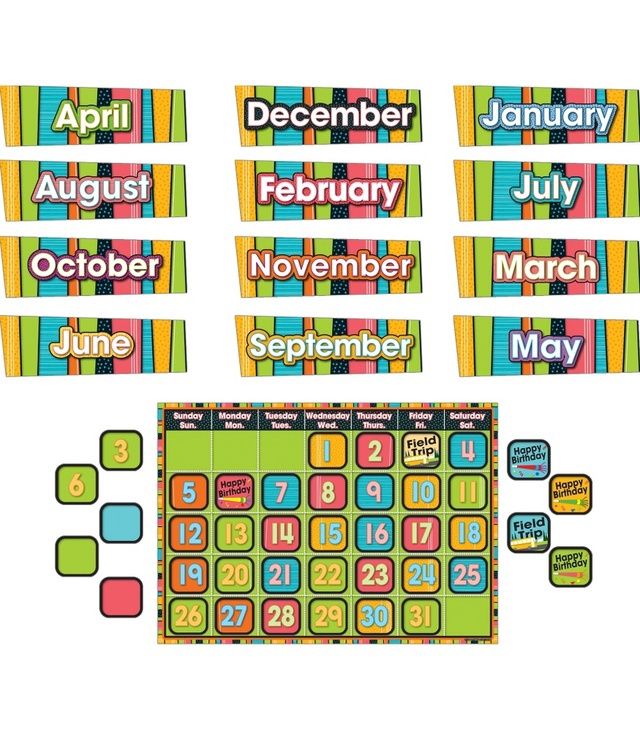 Stylin&#39; Stripes Calendar BBS
