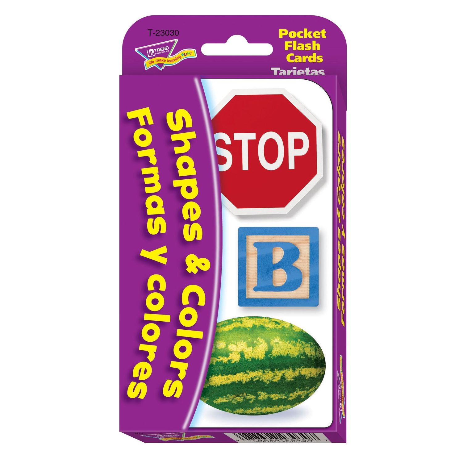 (ENG/SP) Colors and Shapes Flash Cards