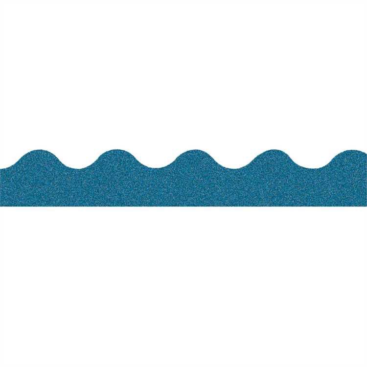 Super Glitter Teal Blue Deco Trim