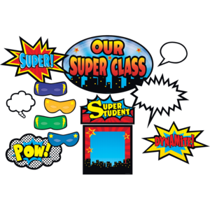 Superhero Bulletin Board Display Set