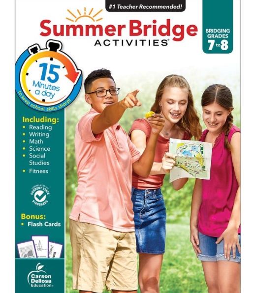 Summer Bridge Activities Workbook Grade 7-8