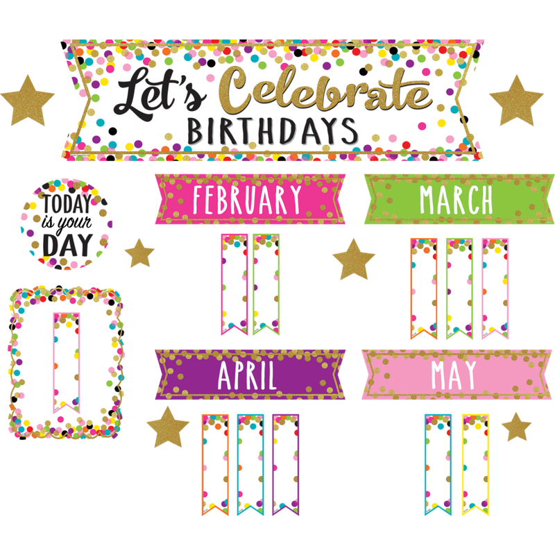Mini BBS Confetti Let&#39;s Celebrate Birthdays