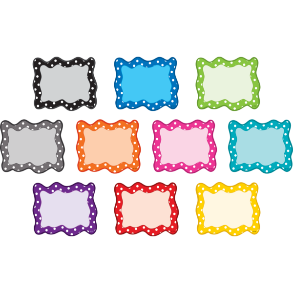 Polka Dots Blank Cards Mini Accents