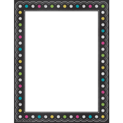 Chalkboard Brights Computer Paper