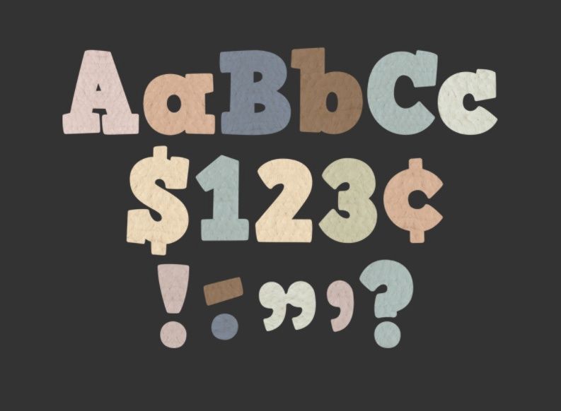 Everyone is Welcome 4&quot; Bold Block Letters Combo Pack