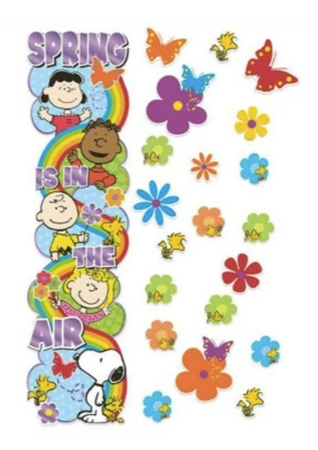 Peanuts Classic Spring All-In-One Door Decor Kit
