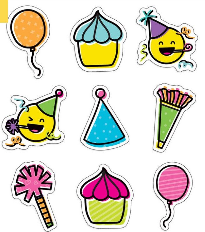 Birthday Mega Pack Cutouts