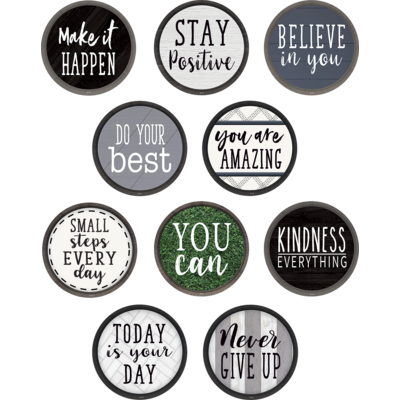 Positive Sayings Accents Modern Farmhouse