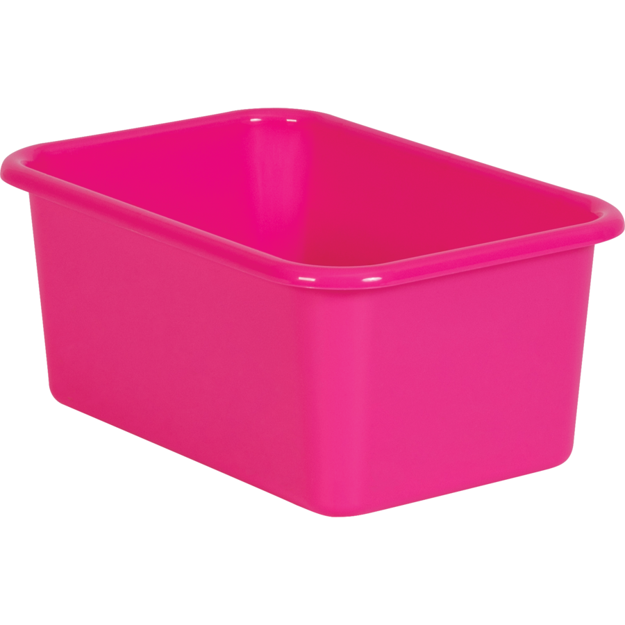 Pink Small Plastic Storage Bin