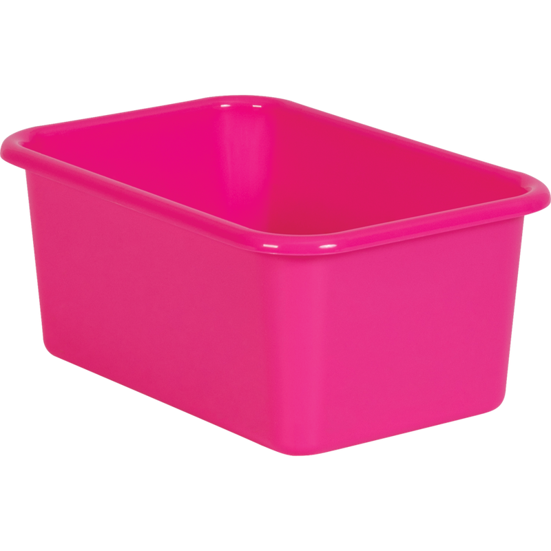 Pink Small Plastic Storage Bin