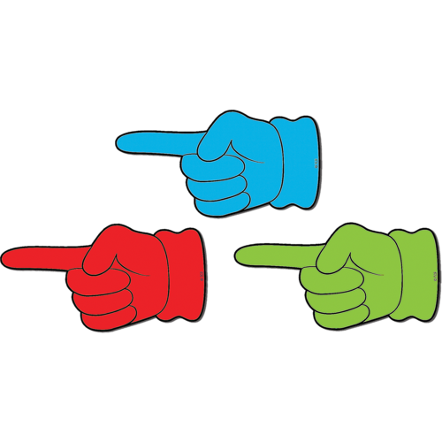 Pointing Hands Magnetic Accents