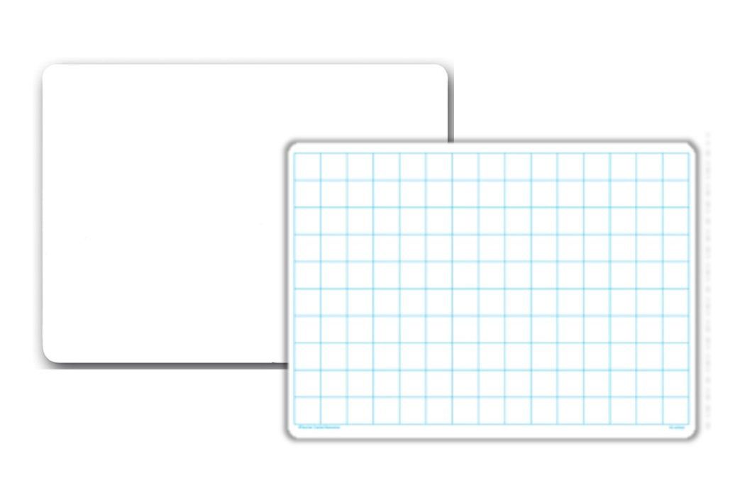 Math Grid Dry Erase Boards (10 pack)