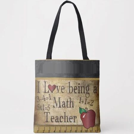 5429261 Love Being a Math Teacher Tote Bag