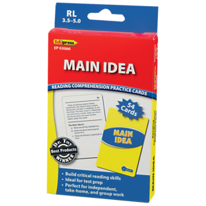 Main Idea Practice Cards Blue Level