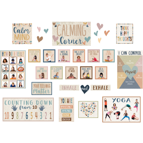 Everyone is Welcome Calming Corner Bulletin Board