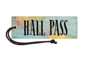 Travel the Map Magnetic Hall Pass