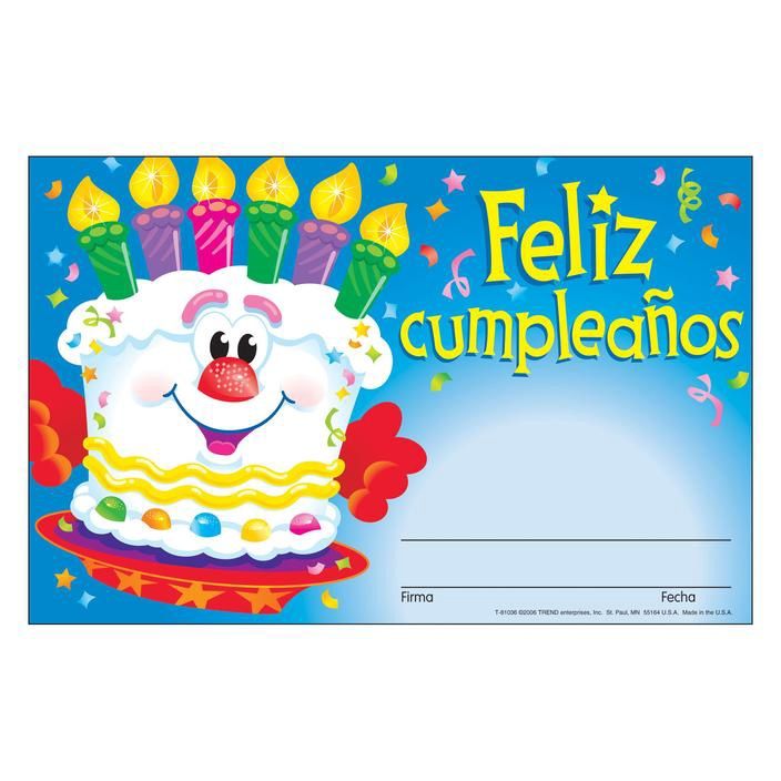 (SP) Feliz Cumpleanos Recognition Awards
