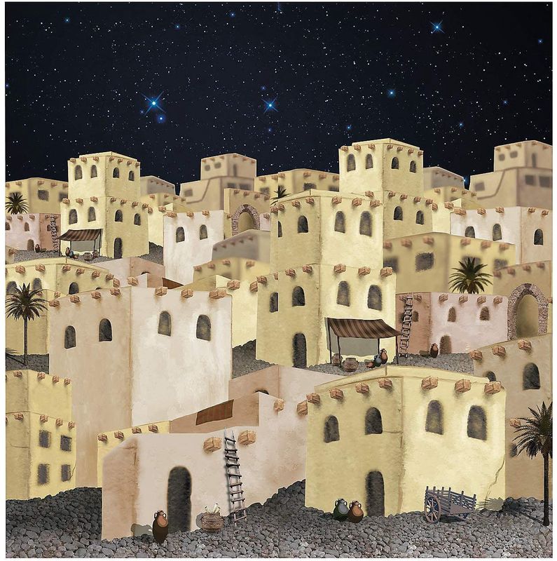 6 x 6 ft Nativity Pageant Backdrop