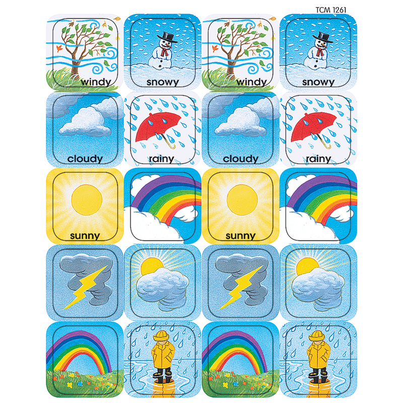 Square Weather Stickers