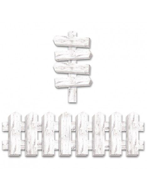 3D Pop Picket Fence Bulletin Board Set