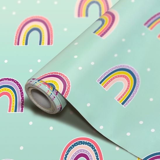 Oh Happy Day Rainbows Peel and Stick Decorative Paper