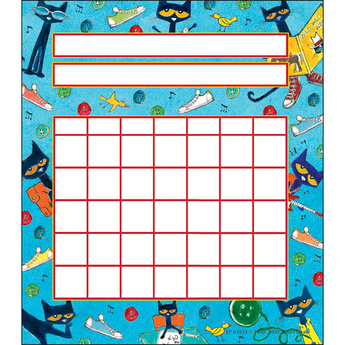 63933 Small Pete the Cat Incentive Charts Pack