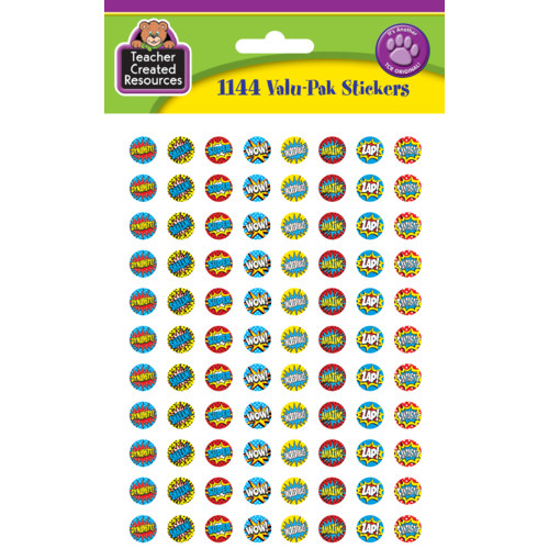 Superhero Mini Stickers Valu-Pak