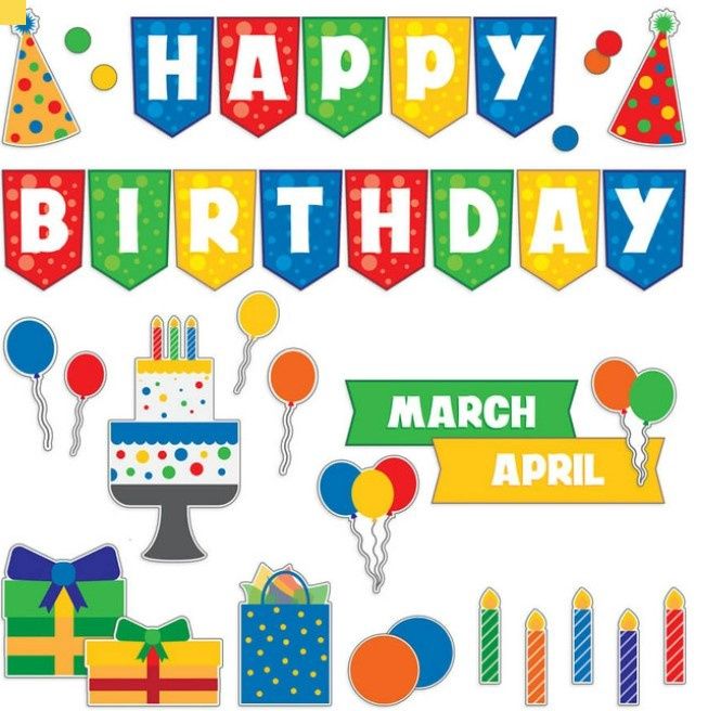 Birthday Fun Bulletin Board Set