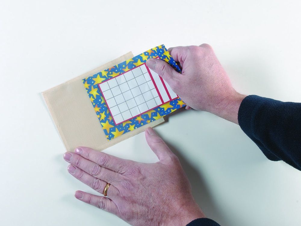 (25) Adhesive Mini Incentive Chart Pockets