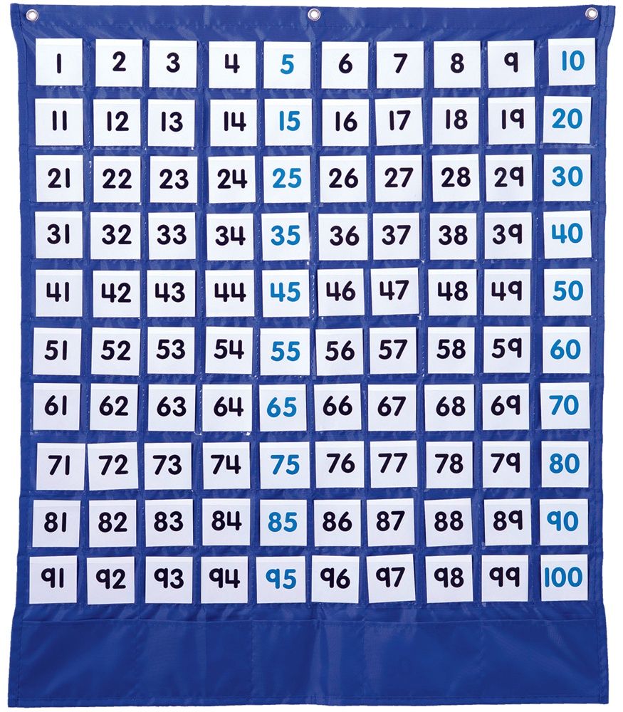 Deluxe Hundred Pocket Chart