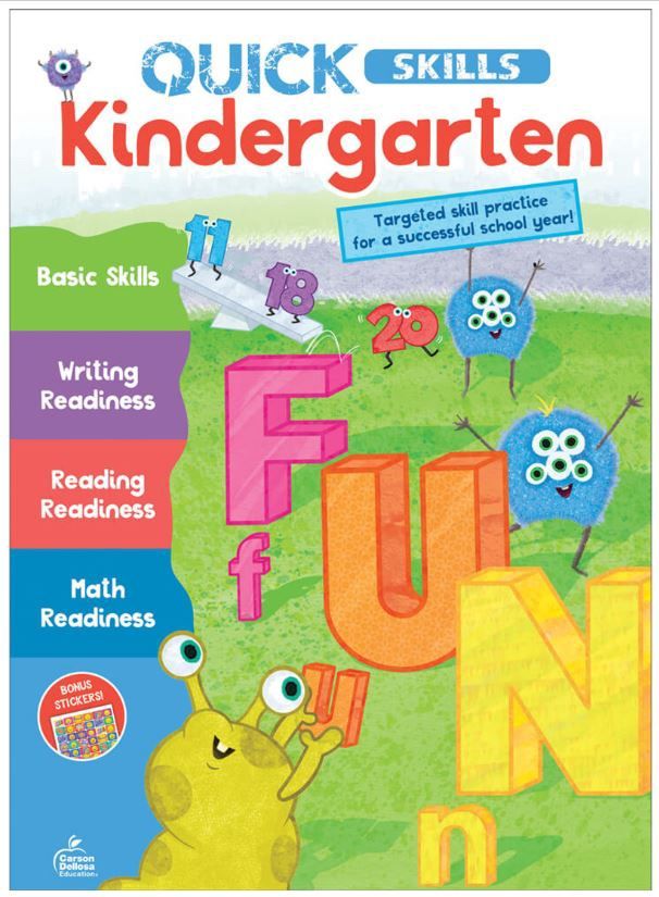 Quick Skills: Kindergarten Workbook Grade K