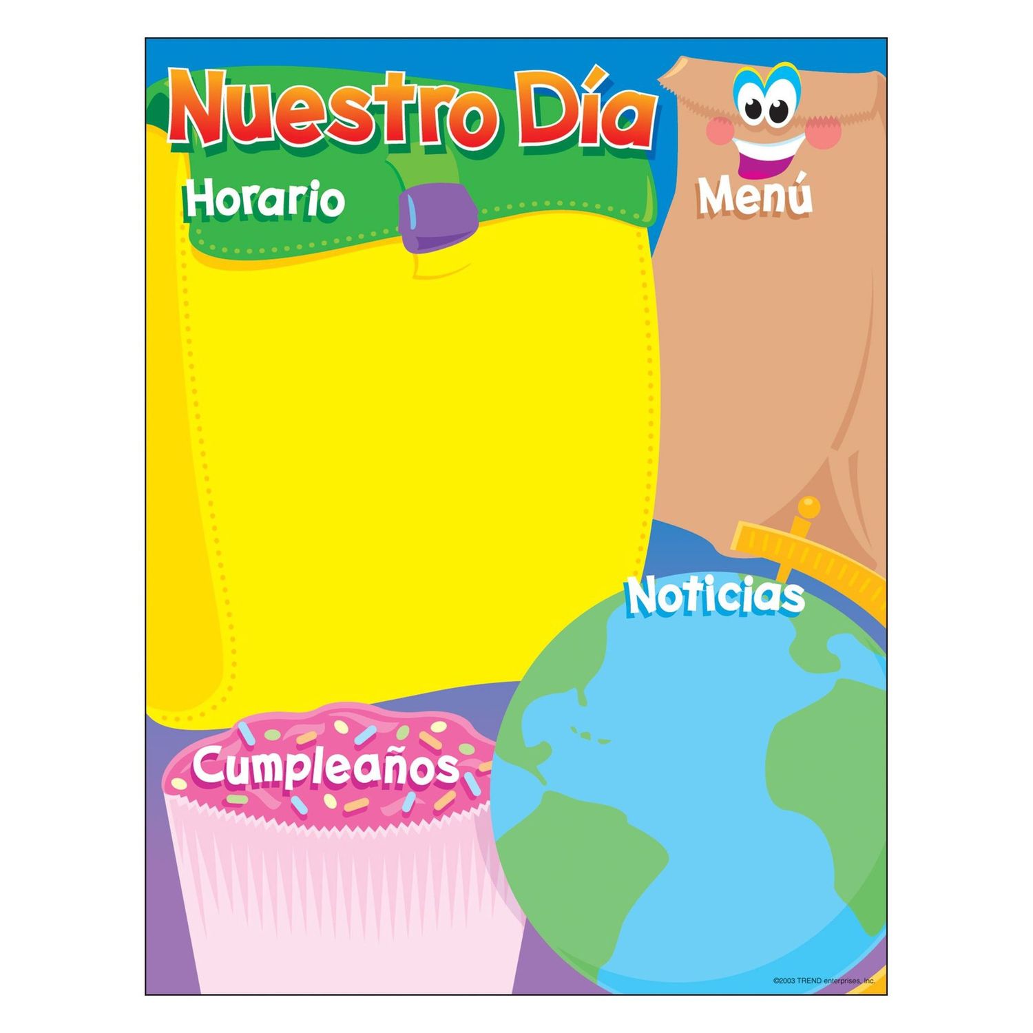 (SP) Nuestro Dia Learning Chart