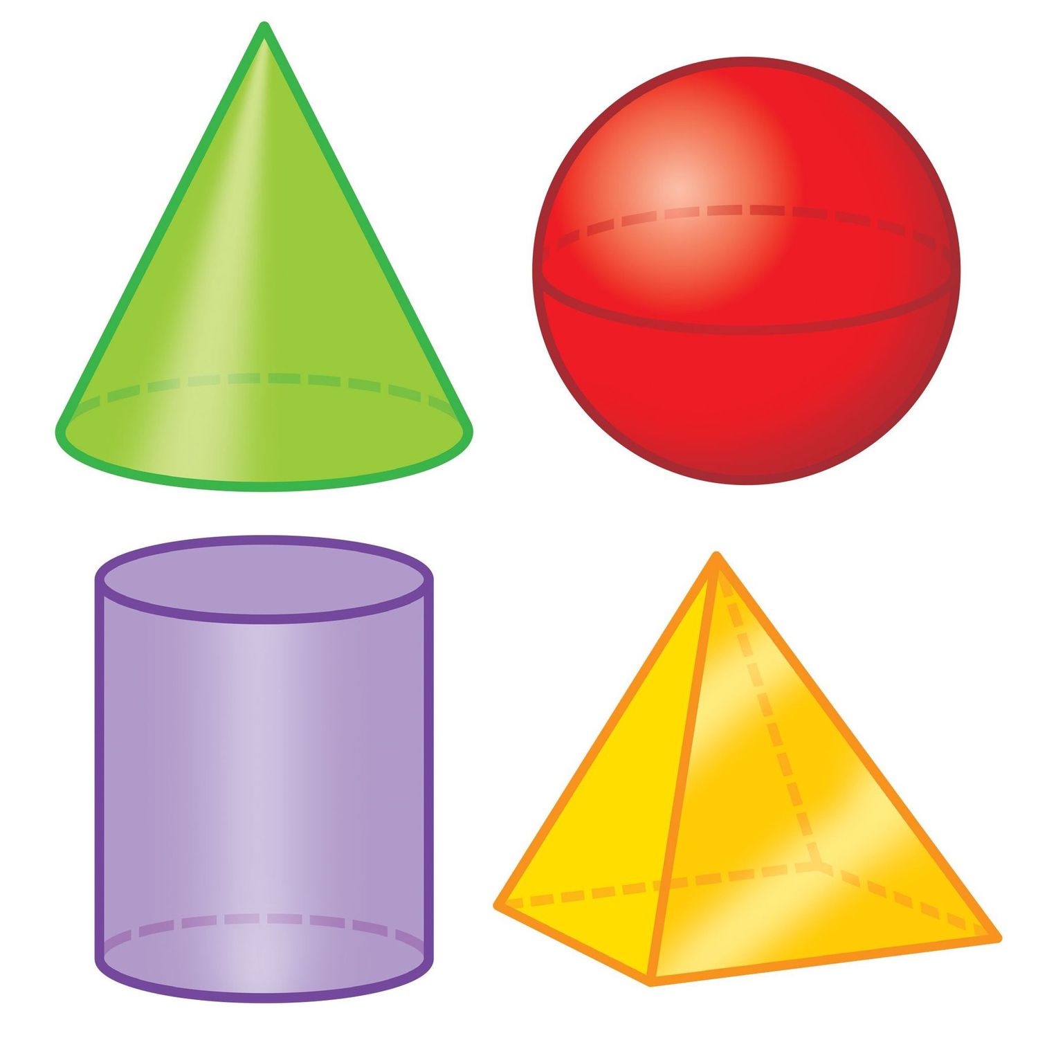 3D Shapes Variety Pack Classic Accents