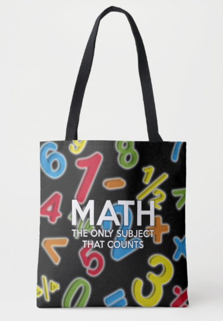 8936928 Math Subject That Counts Tote Bag