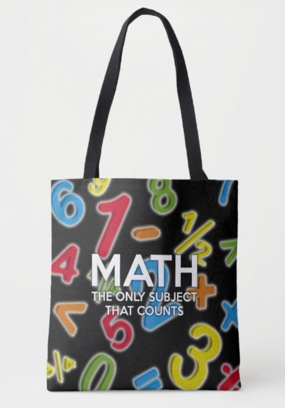 8936928 Math Subject That Counts Tote Bag