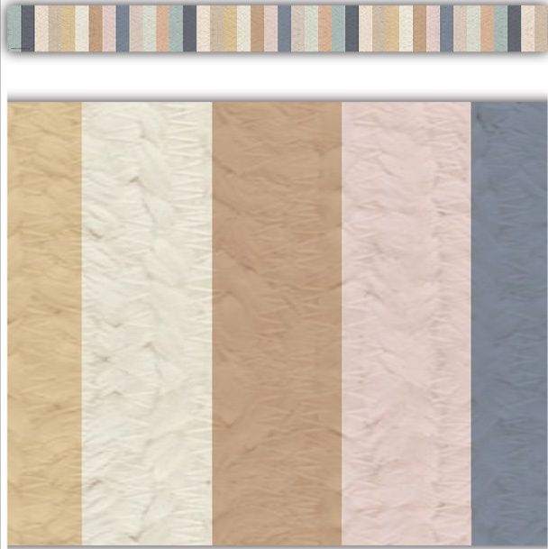 Everyone is Welcome Stripes Straight Border Trim