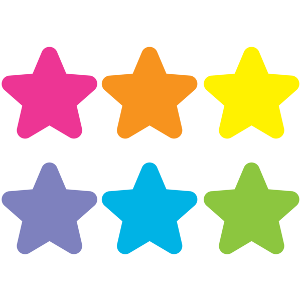 Spot On Bright Stars Carpet Markers - 7&quot;