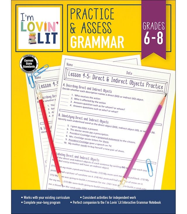 (GR 6-8) Grammar Practice &amp; Assess Workbook