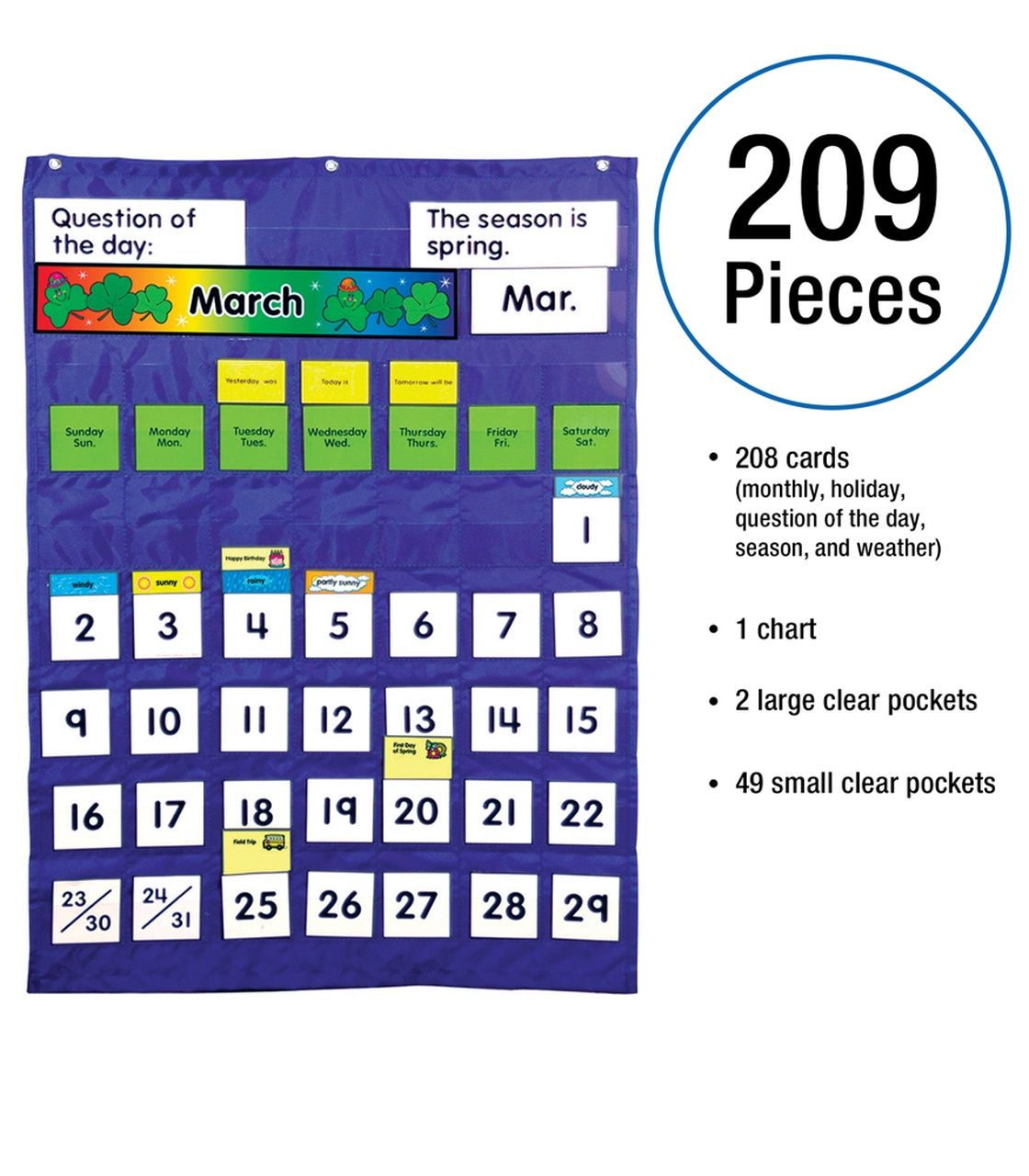 Calendar Weather Pocket Chart
