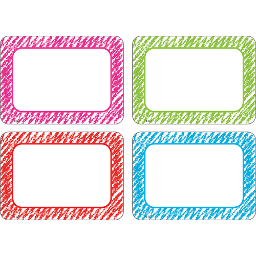 Scribble Names Tags/Labels Multi Pack