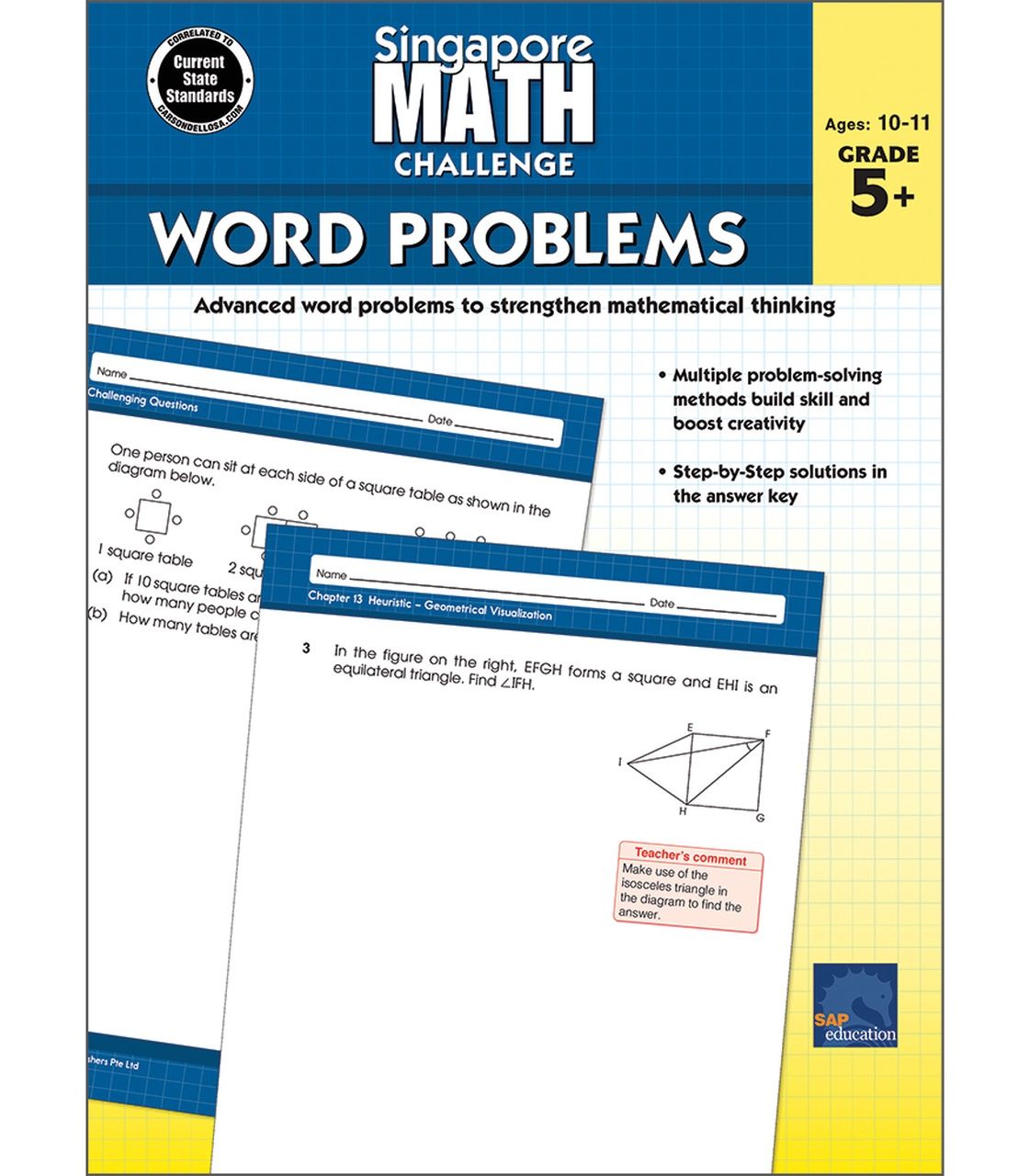 705334 GR 5-8 Singapore Word Problems Workbook