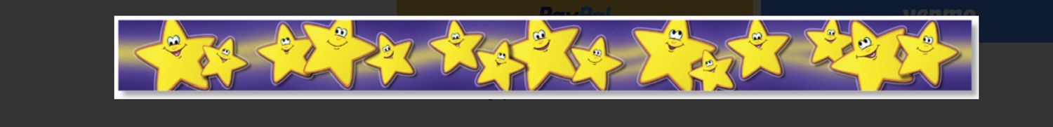 Smiley Stars Border Trim