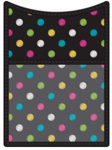 Chalkboard Brights Magnetic Storage Pocket