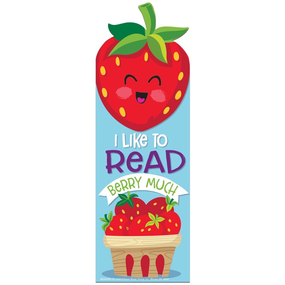 Strawberry Scented Bookmarks
