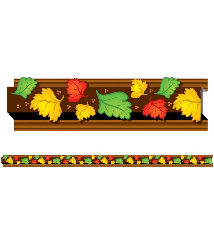 Autumn Leaves Pop Up Border Trim