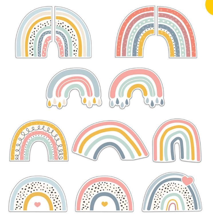 Rainbow Fun Cutouts