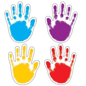 Handprints Assort Accents